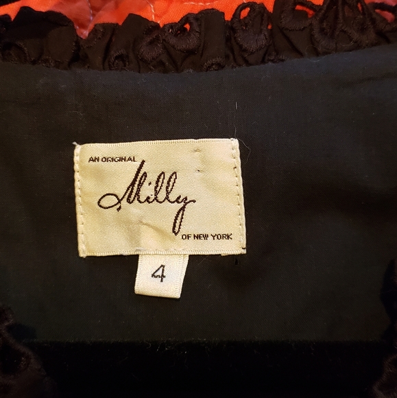 Milly of NY Sz 4 Lace Eyelet Dress - Picture 5 of 9